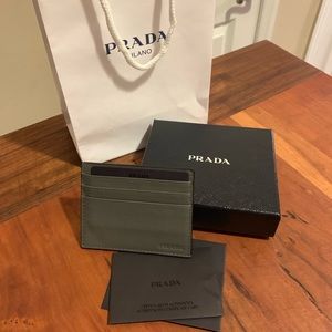 NWOT Prada Card Holder